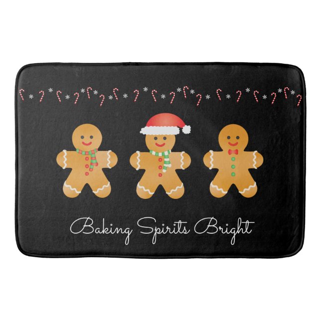 Baking Spirits Bright-Pepparkaksgubbar Badrumsmatta (Framsidan)