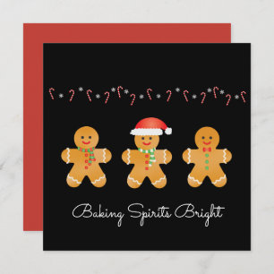 Baking Spirits Bright-Pepparkaksgubbar Julkort