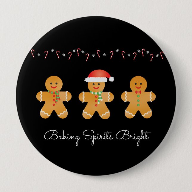 Baking Spirits Bright-Pepparkaksgubbar Knapp (Framsida)