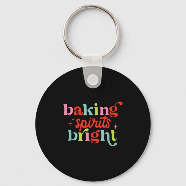 Baking Srits Bright, Christmas Baking Crew  Nyckelring (Framsida)