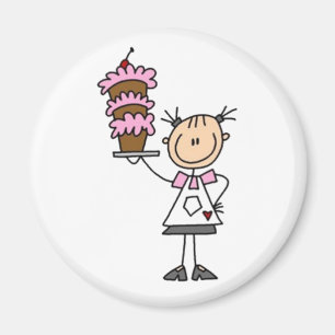 Baking Stick figur Magnet