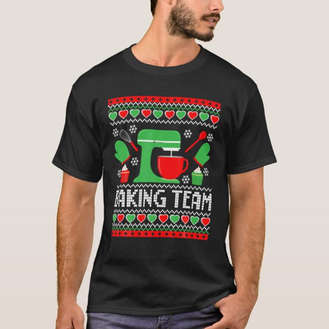 Baking Team Fula Jul T Shirt (Framsida)