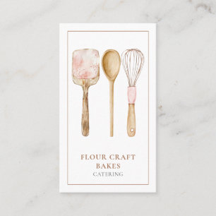 Baking Utensils Baker Visitkort