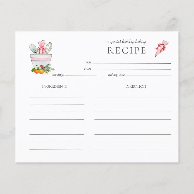 Baking Utensils | Blandning av Helgdag (Framsida)