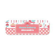 Baking Utensils Red Gingham