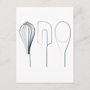 Baking Utensils Vykort