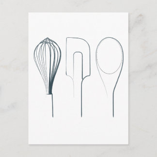 Baking Utensils Vykort