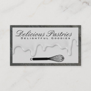 Baking Whisk Frosting Visitkort