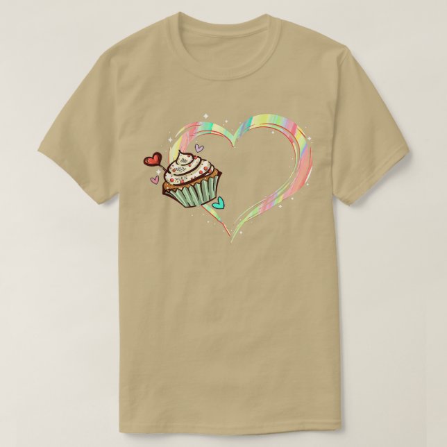 bakkaka, söt bagerimumling, bakkokning t shirt (Design framsida)