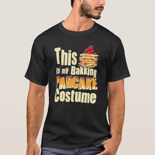 Bakking pancake costume   cute Pancake 2 T Shirt (Framsida)