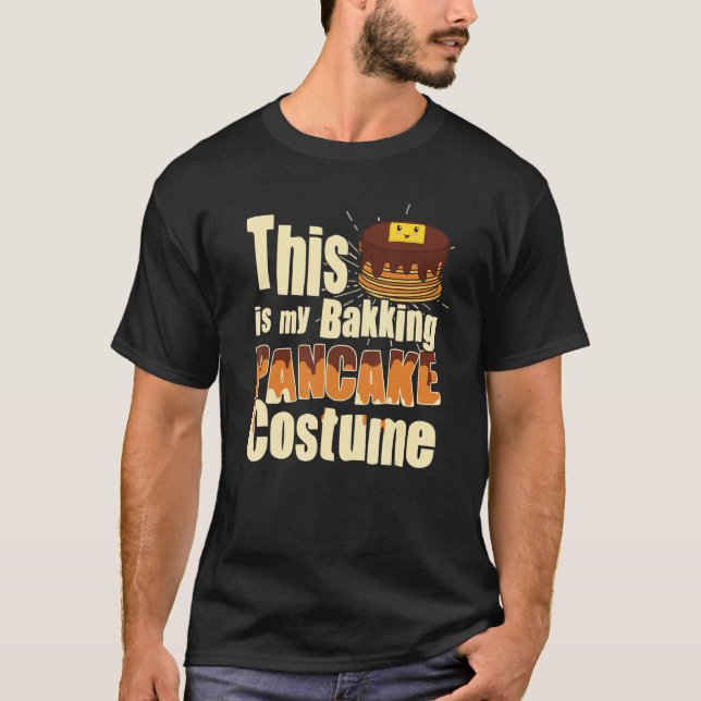 Bakking pancake costume     cute Pancake T Shirt (Framsida)