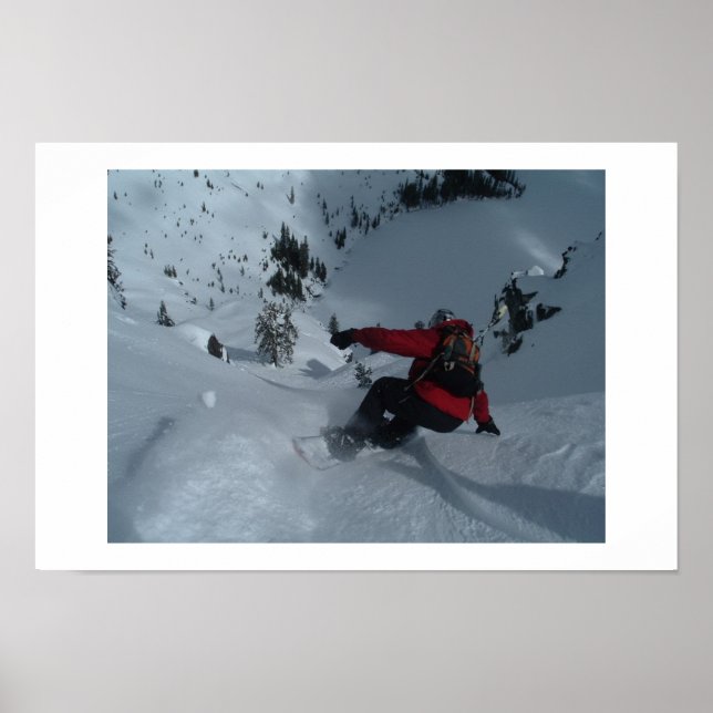 Baklandssnowboarding Poster (Framsidan)