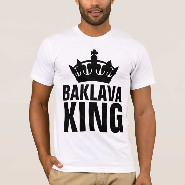 BAKLAVA KUNG T-Shirts (Framsida)