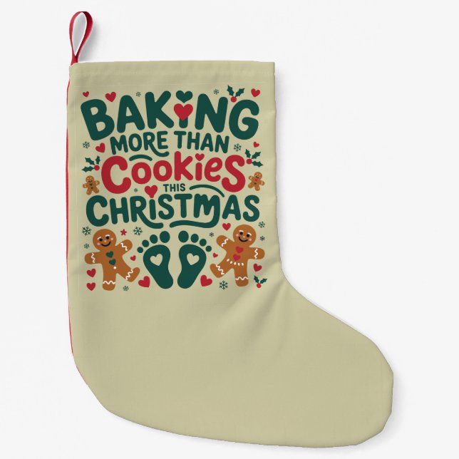 Bakning mer än kakor denna jul Graviditet  Liten Julstrumpa (Framsidan)