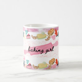 Bakning tjej stil bagare mugg tema