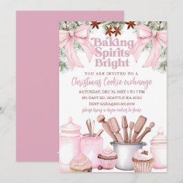 Bakning Utbyter Rosa Kakor Glada Andar  Inbjudningar