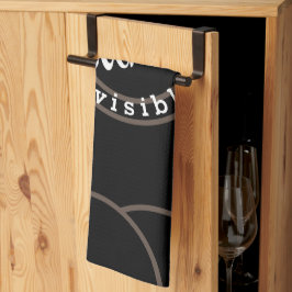 Bakningen görs synlig i kärlek kökshandduk