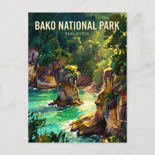 Bako Nationalpark Malaysia Vykort