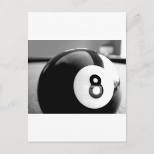 Bakom 8-Boll, åtta Boll Vykort