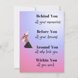 Bakom alla dina minnen julkort