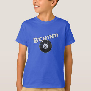 Bakom åtta Boll Lustigt "bakom 8 Boll" T Shirt