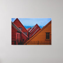 Bakom Bryggen i Bergen, Norge