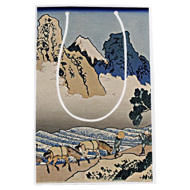 Bakom Fujberget från floden Hokusai i Minobu (Framsidan)
