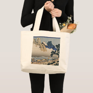 Bakom Fujberget från floden Hokusai i Minobu Jumbo Tygkasse