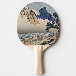 Bakom Fujberget från floden Hokusai i Minobu Pingisracket