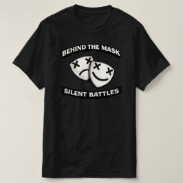 Bakom masken Tysta strider Urban grafik T Shirt