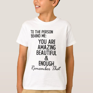 Bakom mig är du Fantastisk Mental Health Awa T Shirt