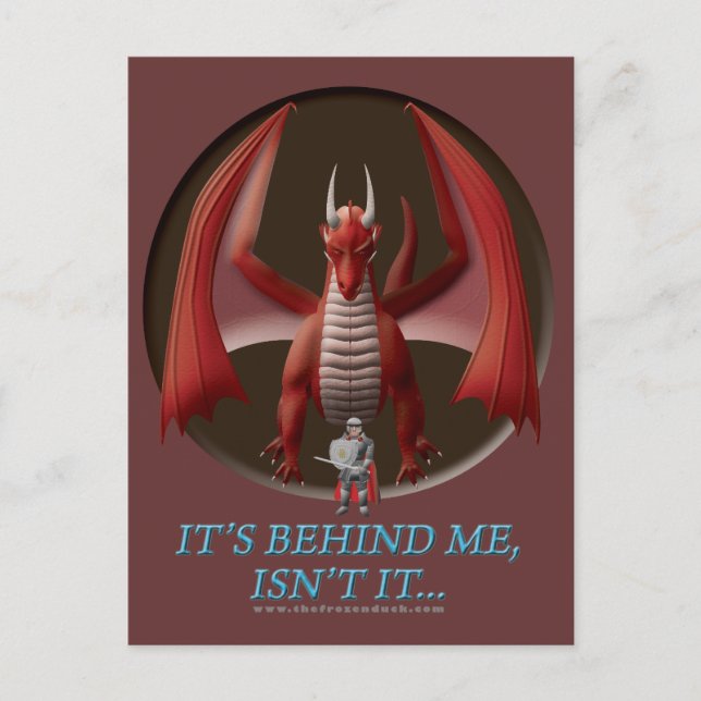 Bakom mig vykort (Framsida)