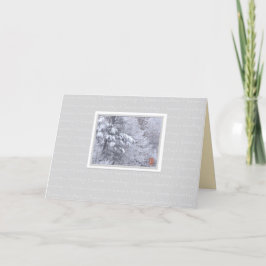 Bakom molnen Säsongens Hälsning-kort Kort