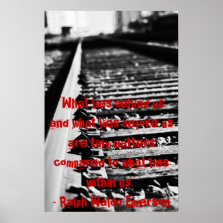 Bakom oss, framför oss, innanför oss poster