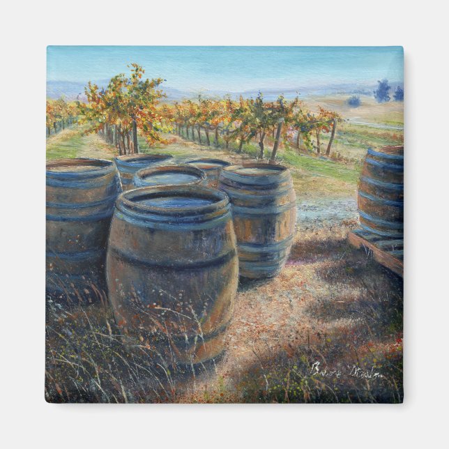 "Bakom rostningsrummet" Magnet (Framsidan)