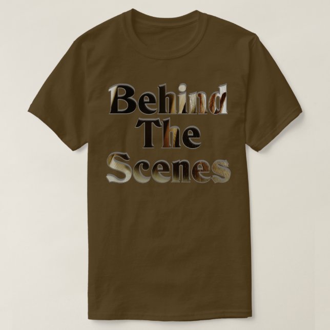 Bakom scenerna t shirt (Design framsida)