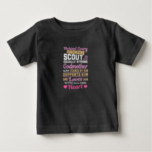 Bakom scout är en stark gudmor t shirt