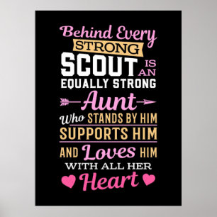 Bakom scout ligger ett starkt Moster Poster