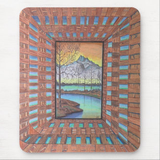 Bakom träverket Teckning Musmatta