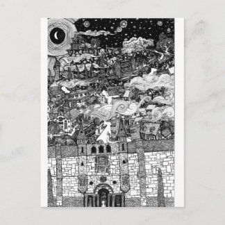 Bakom väggarna slumrar de vykort