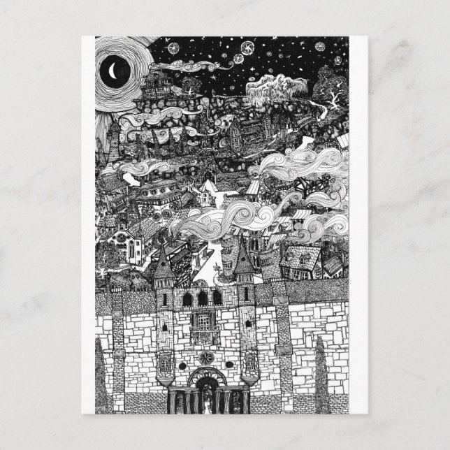 Bakom väggarna slumrar de vykort (Framsida)