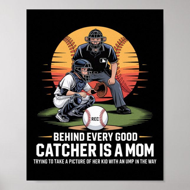 Bakom varje bra catcher finns en mamma som försöke poster (Framsidan)