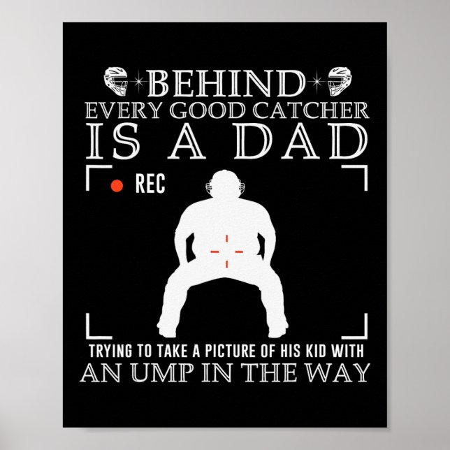 Bakom varje bra catcher finns en pappa som försöke poster (Framsidan)