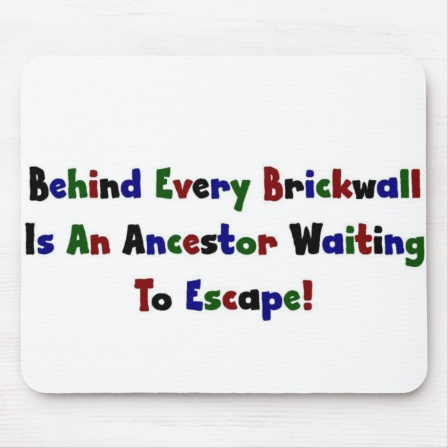 Bakom varje brickvägg är.. musmatta (Framsidan)