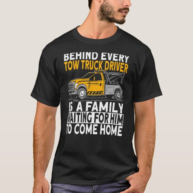 Bakom varje lastbil-drivrutin t shirt (Framsida)