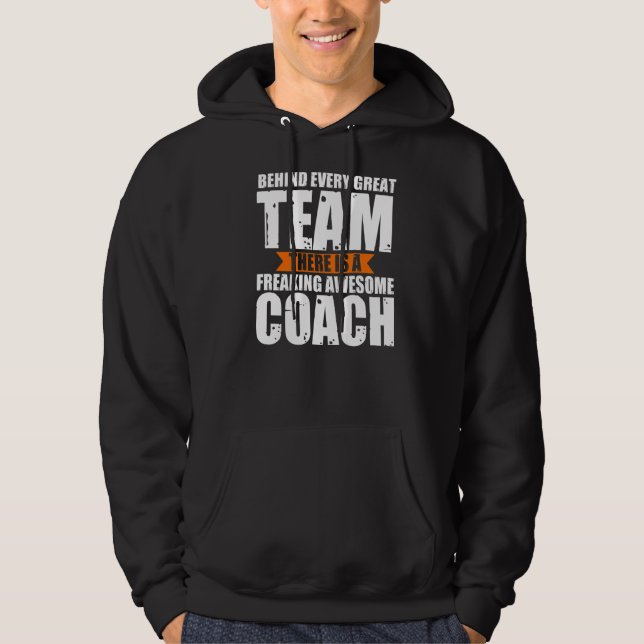Bakom varje Lycklig-personalträning Hoodie (Framsida)