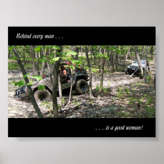 Bakom varje man är en bra kvinna poster