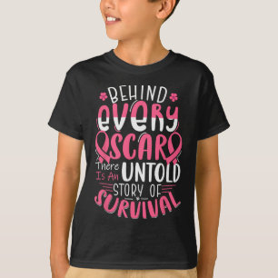 Bakom varje Medveten om okänd bröstcancer i en okä T Shirt