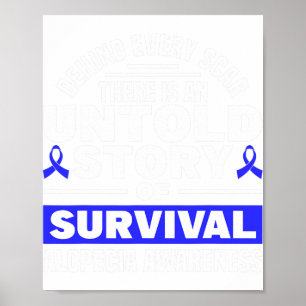Bakom varje sabel Oberättade Story Support Alopeci Poster