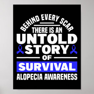 Bakom varje sabel Oberättade Story Support Alopeci Poster